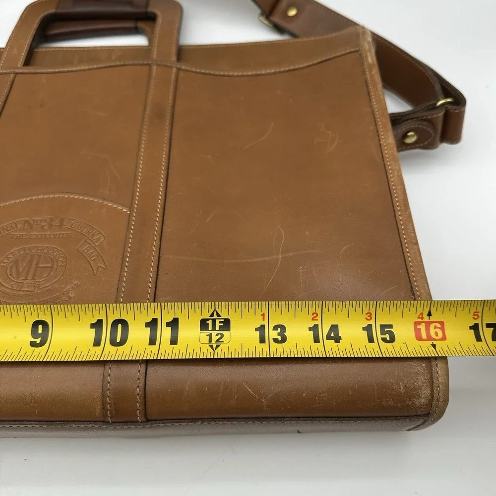 VTG Ghurka No 34 Expediter Marley Hodgson Leather Briefcase Messenger Bag 16